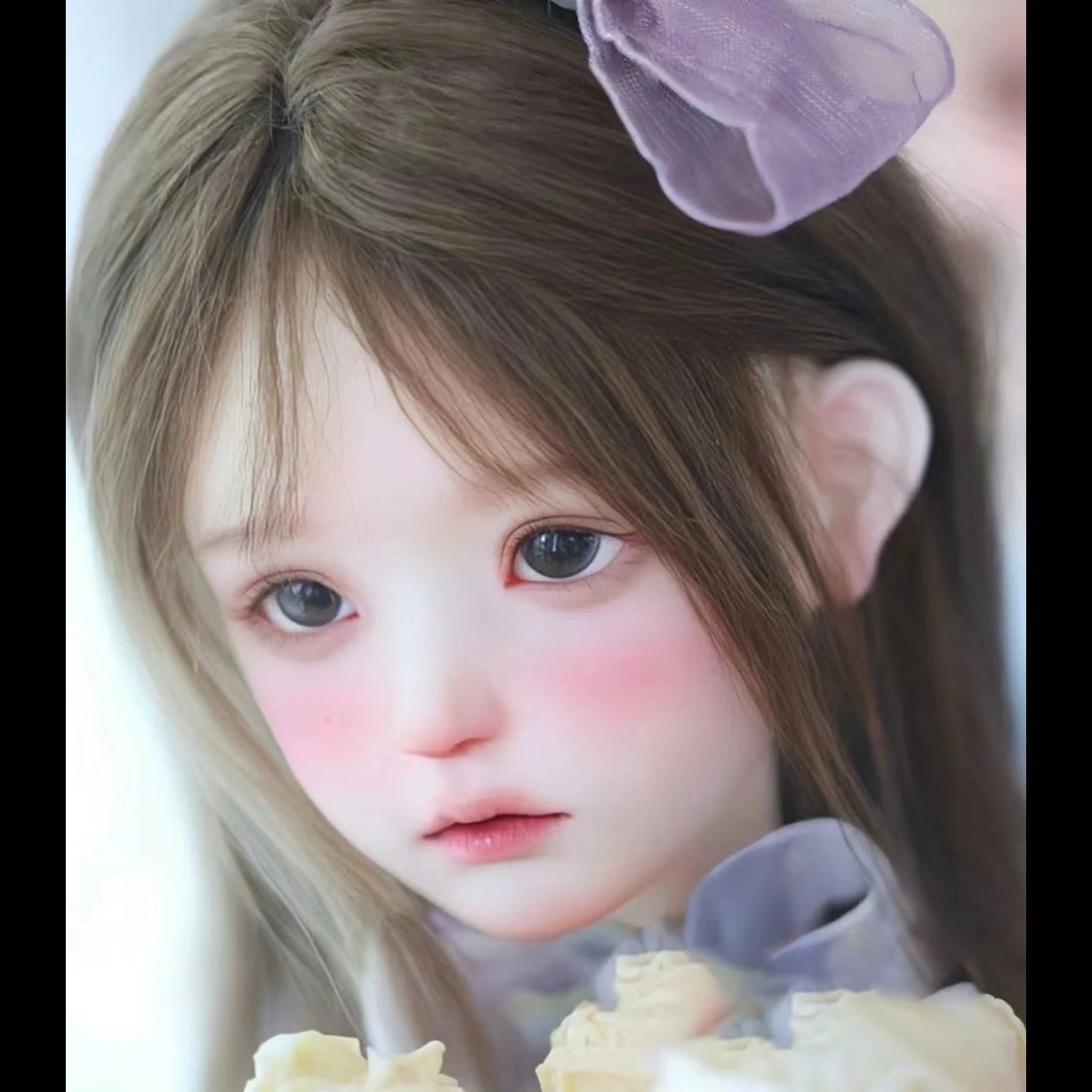 Новинка 1/4 шарнирная кукла голова без макияжа смола сделай сам девушка