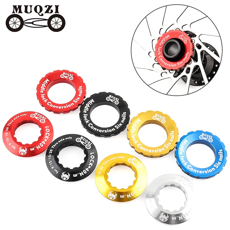 MUQZI Center Lock Cover Bike 6 Bolt Disc To Center Lock Ring