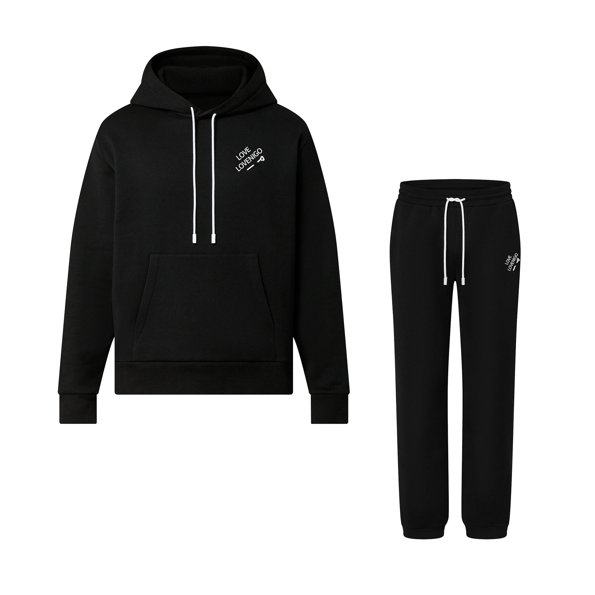

NIGO Letter Embroidery Hoodie Pant Suit #nigo2452