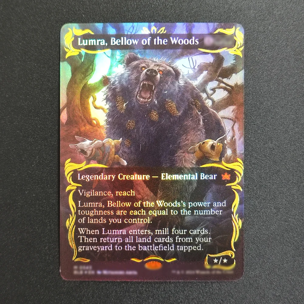 Фото Коллекционные карты Proxy TCG Magic: Lumra. Дух джунглей 0343 – Высококачественные игровые карты для настольных игр и торговли, игрушки №1