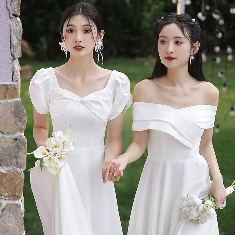 Рисунок 3 - Новинка, белые платья для подружек невесты