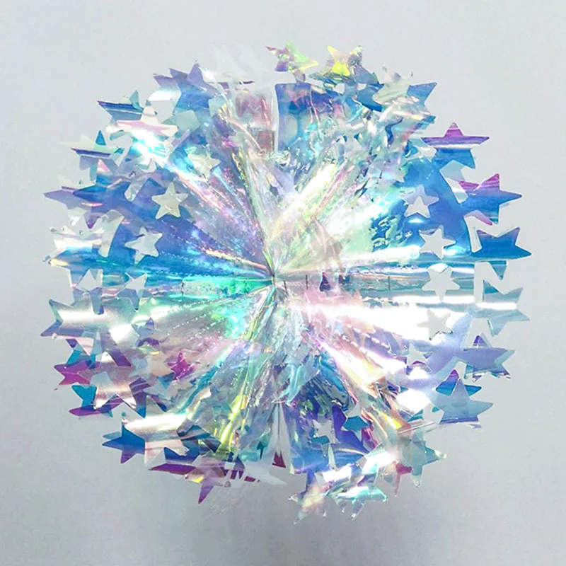 Орнамент на елку для вечеринки "Переливающаяся звезда" снежинка декоративная шарик для елки, украшение для дня рождения и свадебного мероприятия.