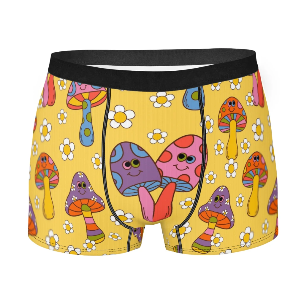 

Трусы-боксеры мужские с изображением грибов