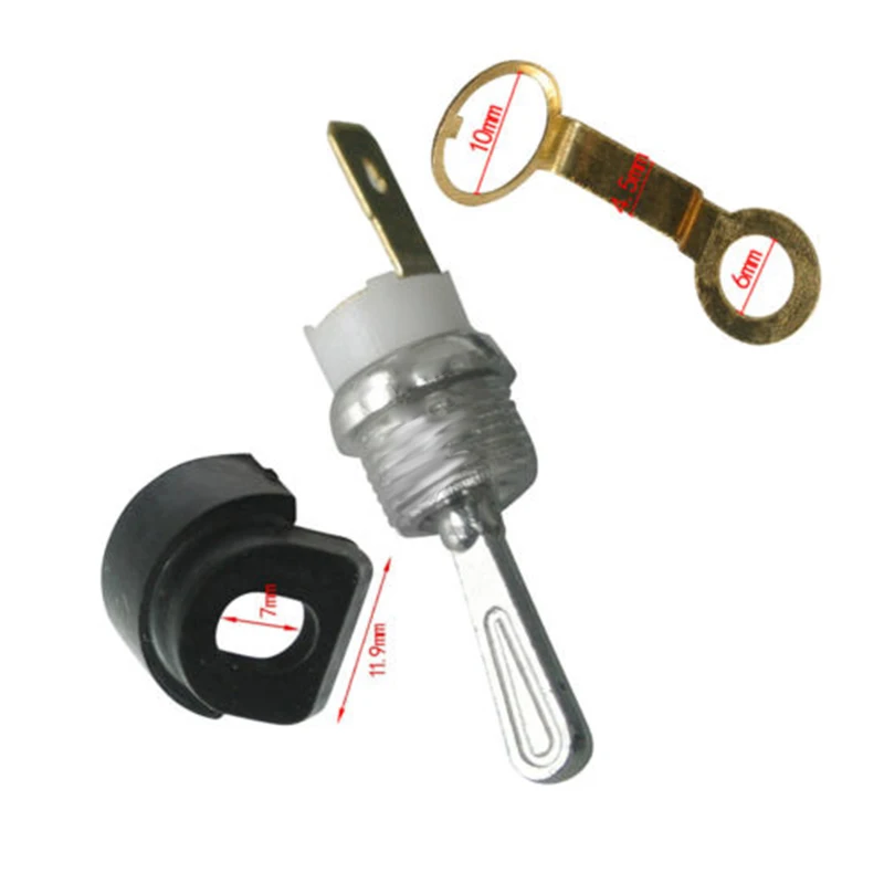 

Chainsaw On/ Off Spring Stop Switch W Bushing Fits For Chinese 4500 5200 5800 Connecting Plate Garden Tools Accessories