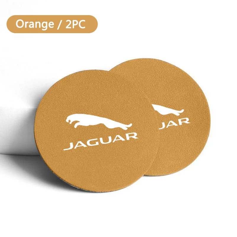 2 шт. нескользящая автомобильная подставка для стайлинга чашек воды Jaguar XFL XEL E-PACE