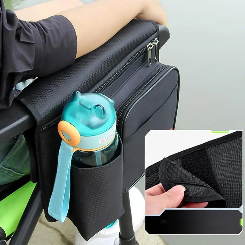 Боковая сумка для пляжного кресла ткань Оксфорд большая вместительная боковая