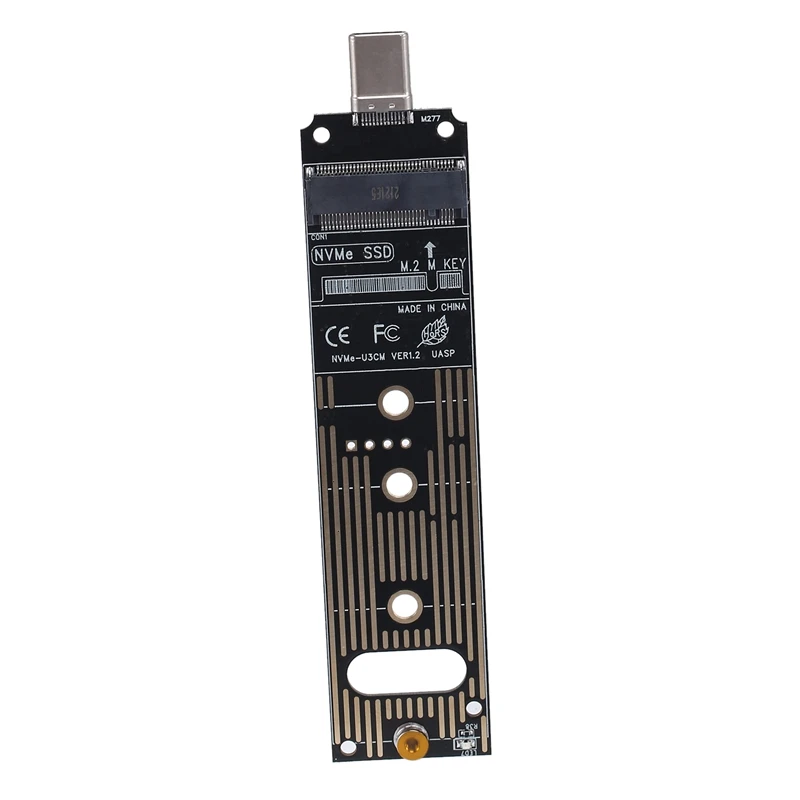 M2 SSD Adapter Nvme Enclosure M.2 To TYPE-C Case For NVME PCIE M Key 2230/2242/2260/2280 SSD NVMETYPE-C Converter M2 SSD Adapter Nvme Enclosure M.2 To TYPE-C Case For NVME PCIE M Key 2230/2242/2260/2280 SSD NVMETYPE-C Converter