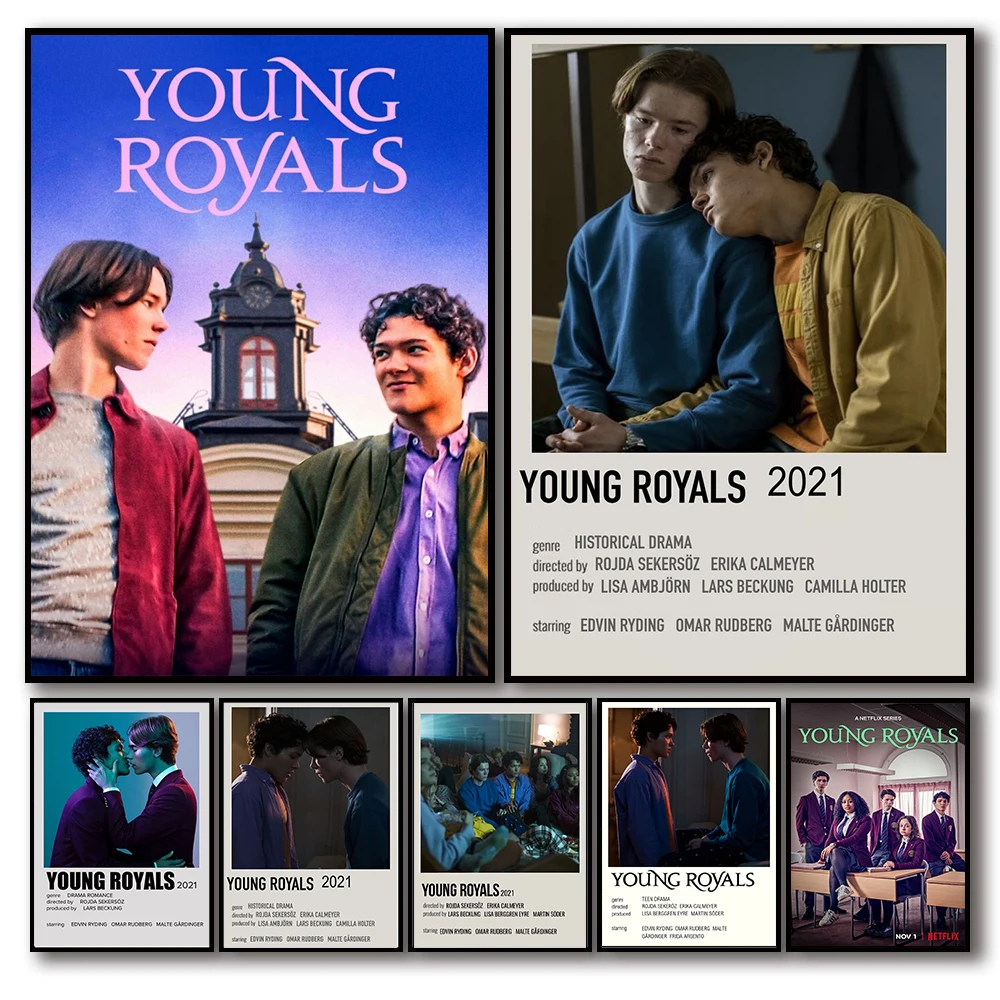 

2022 Reying классический ретро ТВ фильм Young Royals сезон 2 кафе украшение для дома плакат для интерьера живые постеры Картина на холсте