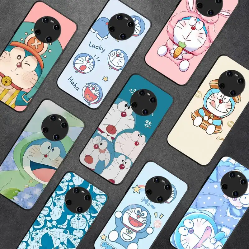 

Cartoon Doraemon Phone Case for Huawei Y 6 9 7 5 8s prime 2019 2018 enjoy 7 plus