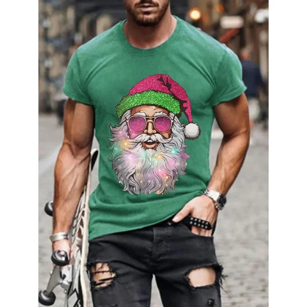 Рисунок 4 - Футболка мужская с принтом Санта Клауса