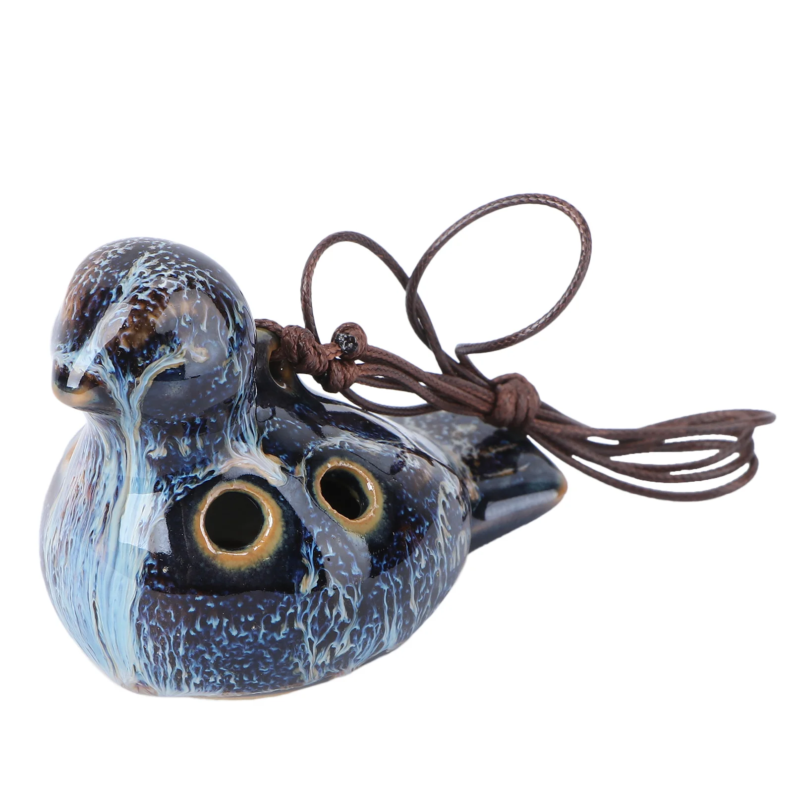 

Портативный керамический инструмент Ocarina с 6 отверстиями в форме птицы, подарок для начинающих профессиональных художников
