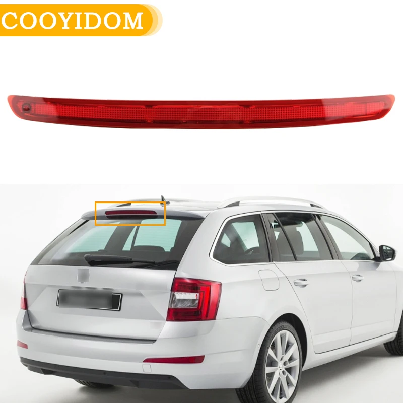 

Car Third Brake Tail Stop Signal Light Rear High Mount 3rd Brake Stop Light High Level Mounted For Skoda Octavia 2018-2020