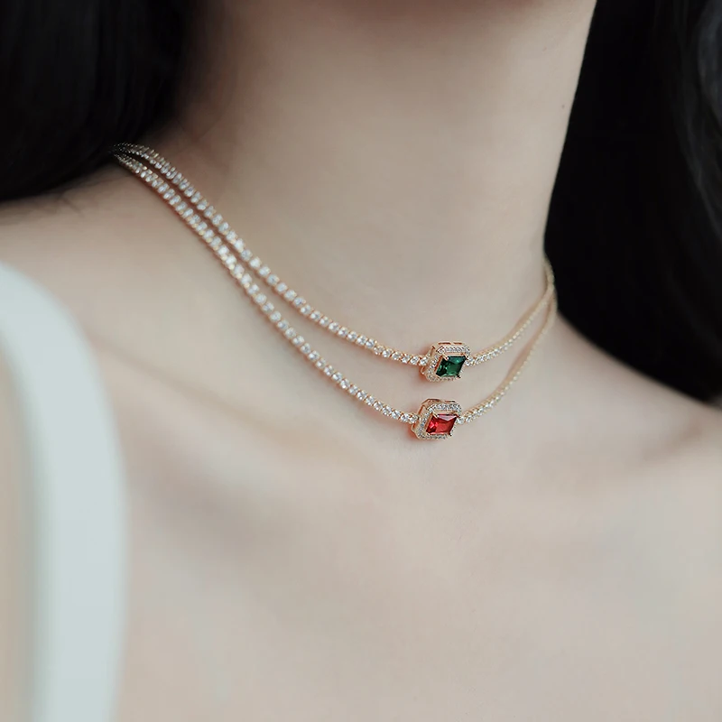 

Female Necklace for Women Choker With Rhinestones Cute Necklace on the Neck Jewelry Pendants and Necklaces Accessories Fashion