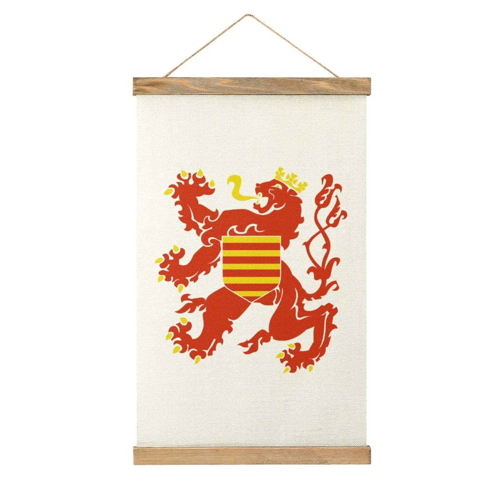 

Unique Flag of Limburg (Belgium) Canvas Hanging Picture Picture Hanging Funny Novelty Kitchen Painting Style Hang Pictures