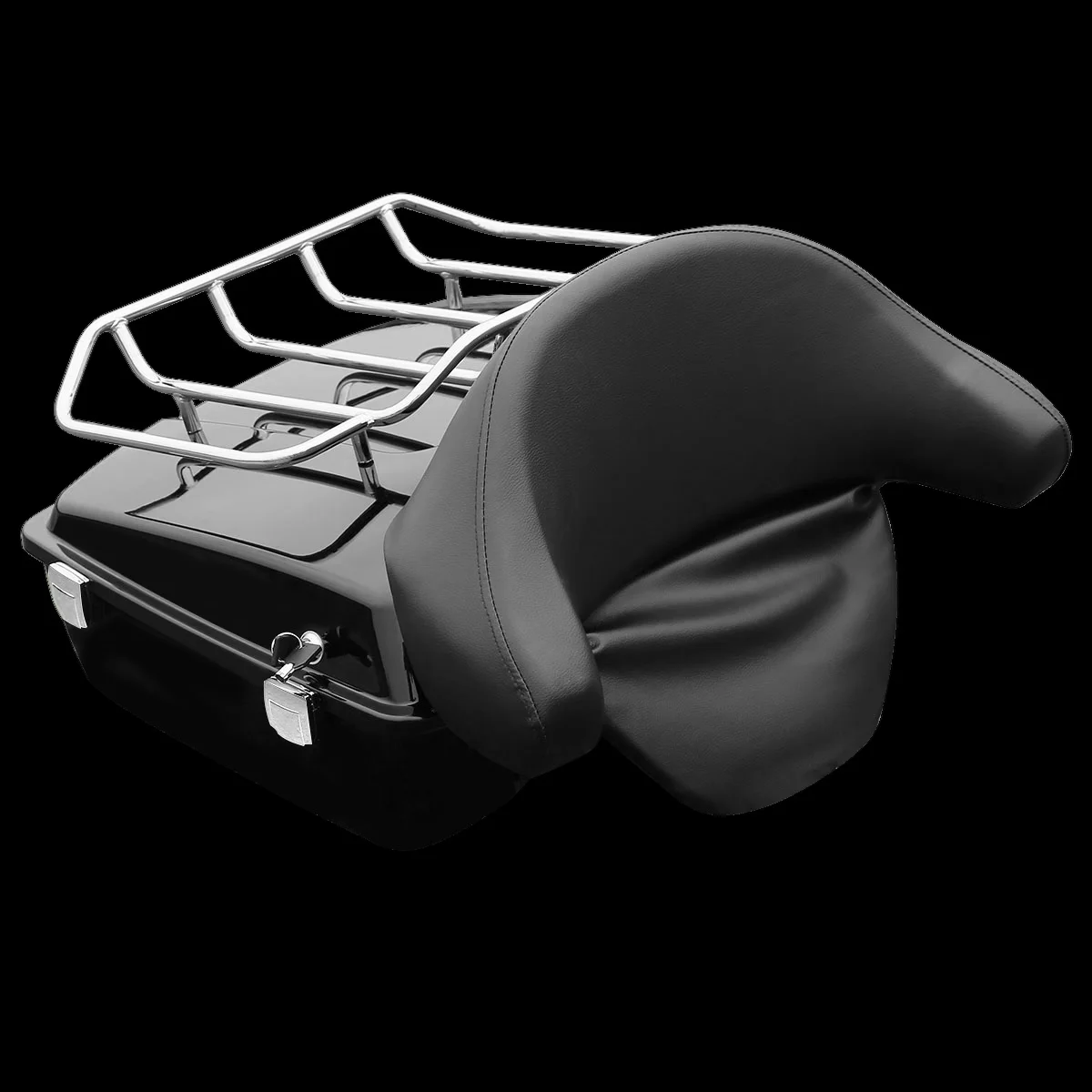 

Motorcycle 10.7" Chopped Pack Trunk Set For Harley Tour Pack Touring Road King Street Glide Road Gilde Electra Glide 1997-2013