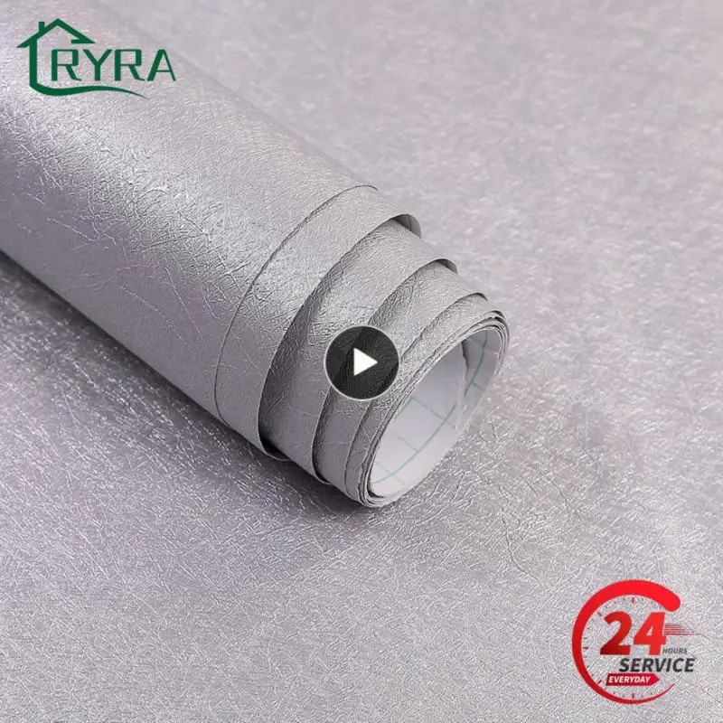 

Silk Wallpaper Embossed Self Adhesive Wallpaper Kitchen Wallpaper Vinyl Wallpaper Cabinet Furniture Paper Textured Wallpaper