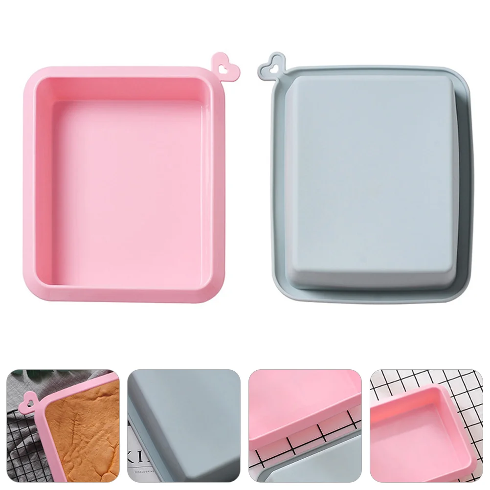 

Baking Cake Pan Bread Pans Tools Mould Cakes Diy Loaf Bakewares Utensils Molds Rectangular Household Mini Kitchen accessories