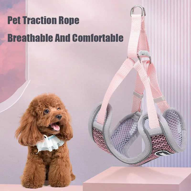 

Anti-Traction Rope for Small Dogs and Cats, Chest Strap, Vest Type, Outdoor, Pet Products, New, Traction Rope