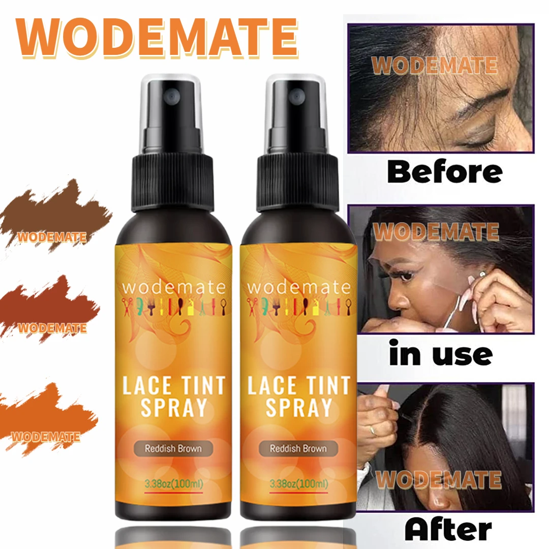 For Wigs Melt Medium Brown Lace Tint Spray For Hairpiece Wig Tint Spray For For All Of Hair Types Light Brown