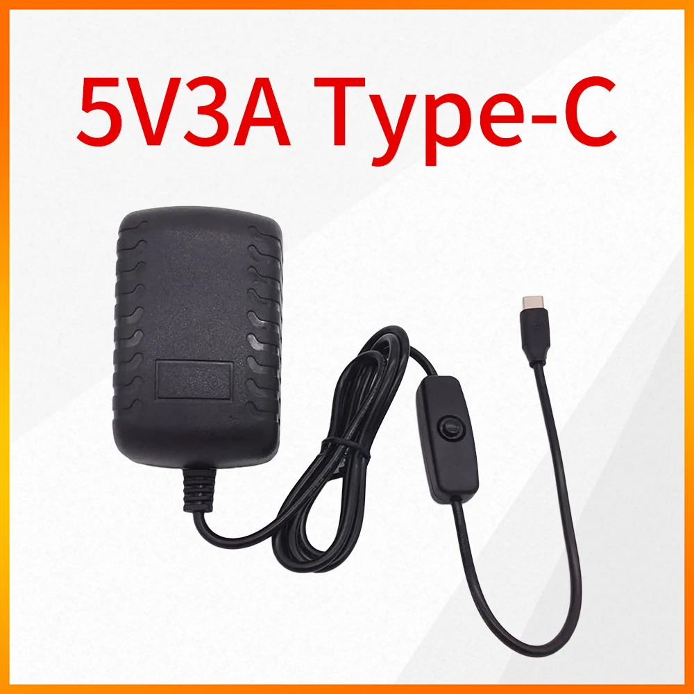 

5V3A Type-C With Switching Power Adapter For Raspberry Pi 4B 4th Generation RPI Type-C USB Power Charging