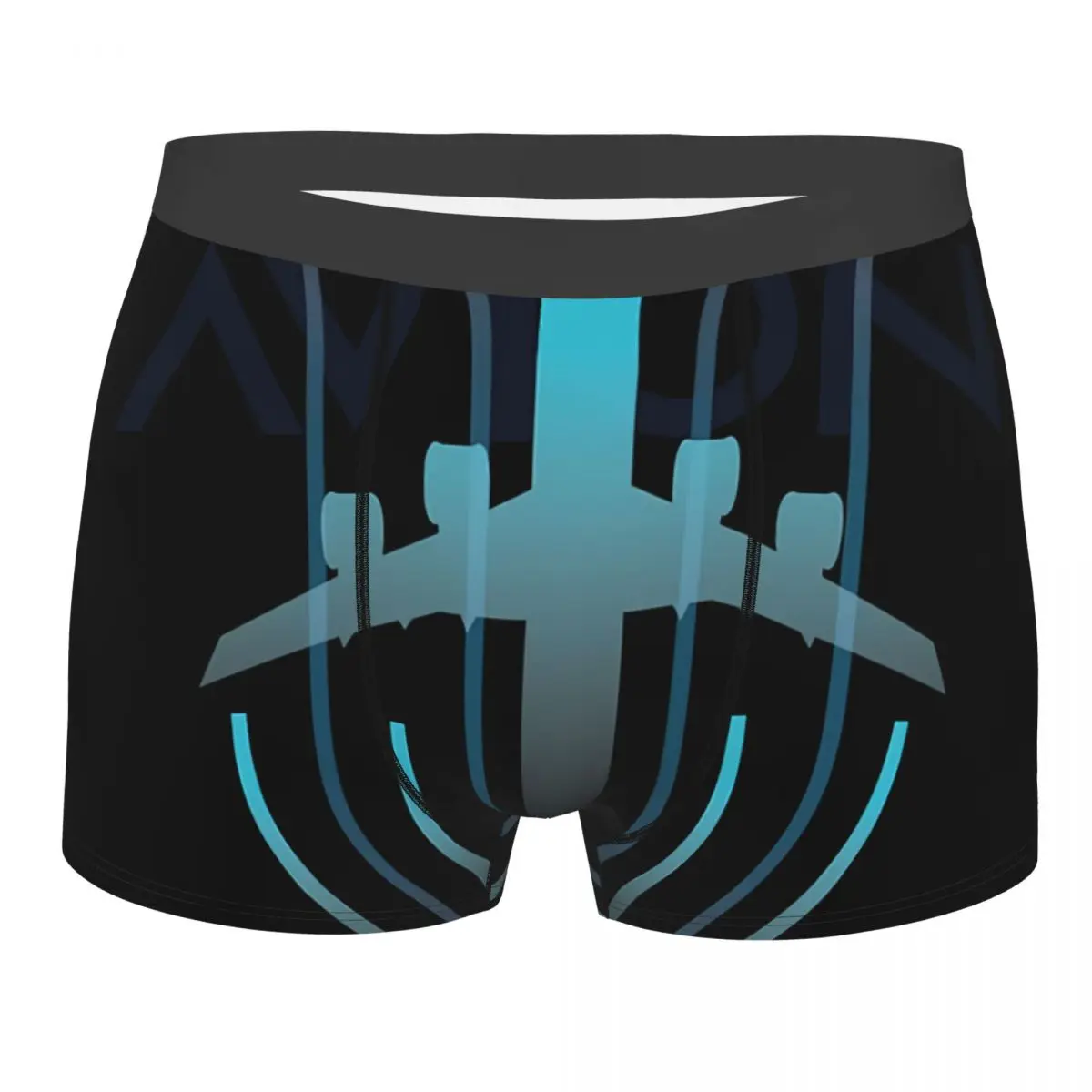 

Avion Plane Design Underpants Breathbale Panties Men's Underwear Ventilate Shorts Boxer Briefs