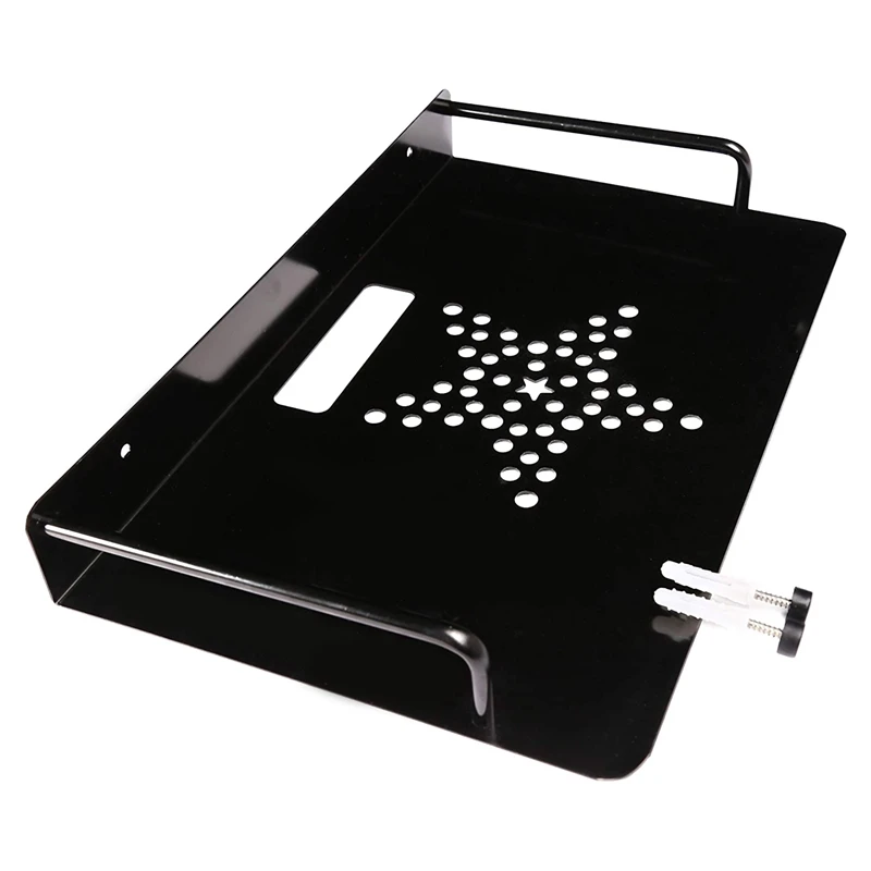 

DVD Wall Mount Shelf Bracket, Aluminum Wall Mount Shelf Bracket/Holder/Stand for TV Box,Router,Mini PC,TV Accessories