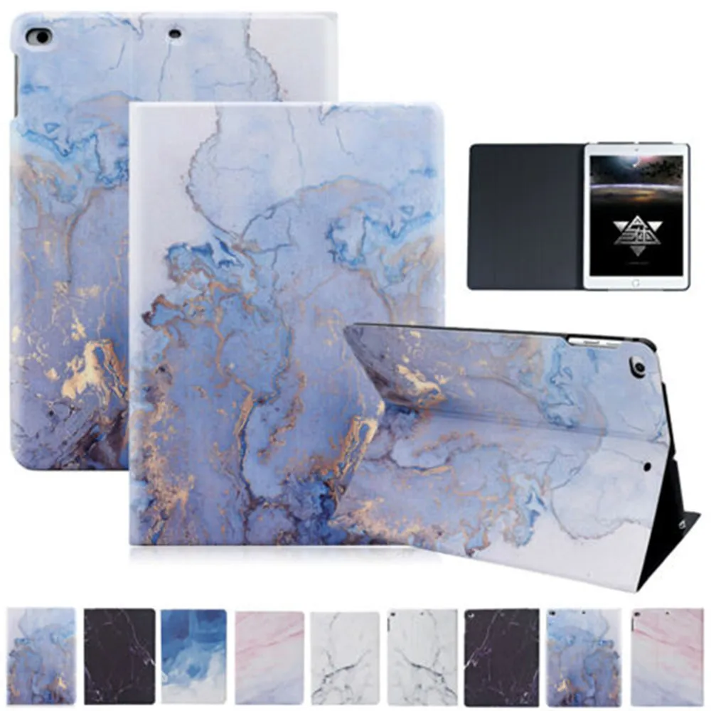 

Marble Print Magnet Smart Case for iPad Air 1 2 9.7 2017 2018 Tablet Cover A1474 A1475 A1476 A1566 A1567 A1822 A1823 A1893 A1954