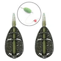 1pc inline method carp fishing feeder mould 253545g fishing tackle accessories fishing bait trap mould high quality