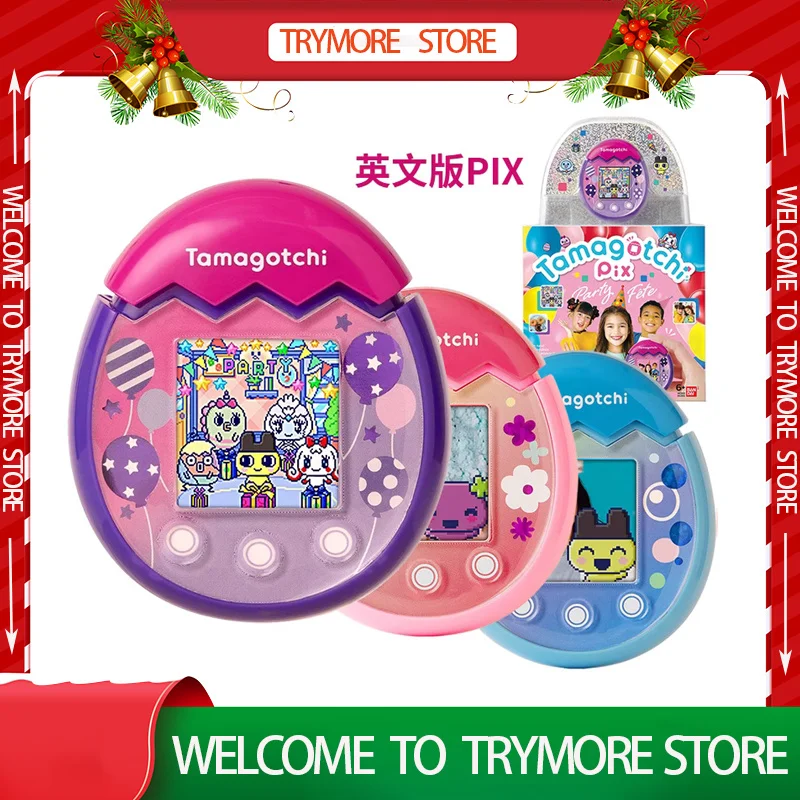 

Bandai тамагочи машина Kawaii цветной экран видео игровой автомат подарок на день рождения для девочек Детская развивающая ручная игрушка