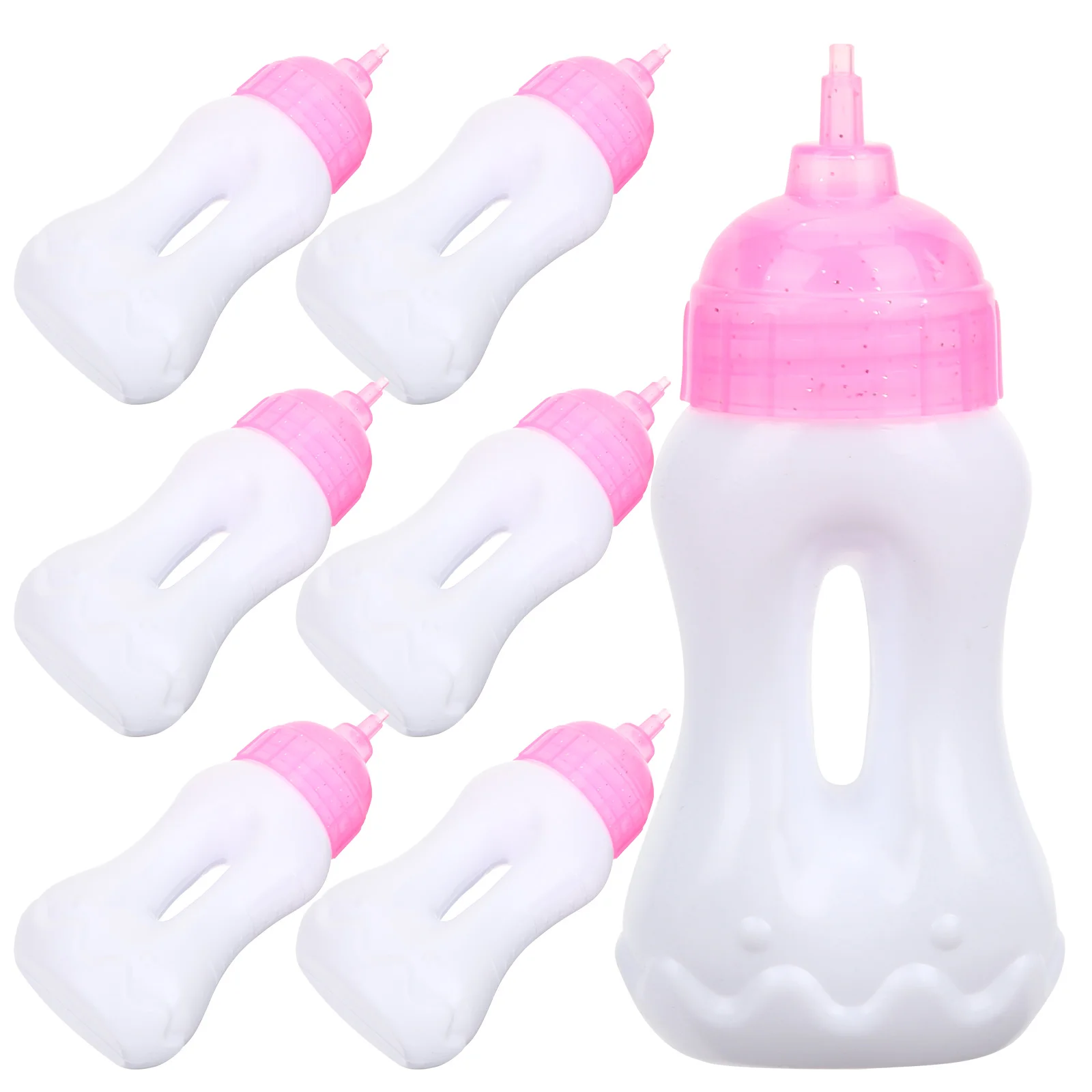 

10Pcs Baby Bottles Miniature Milk Bottle Small Juice Bottle Baby Accessories