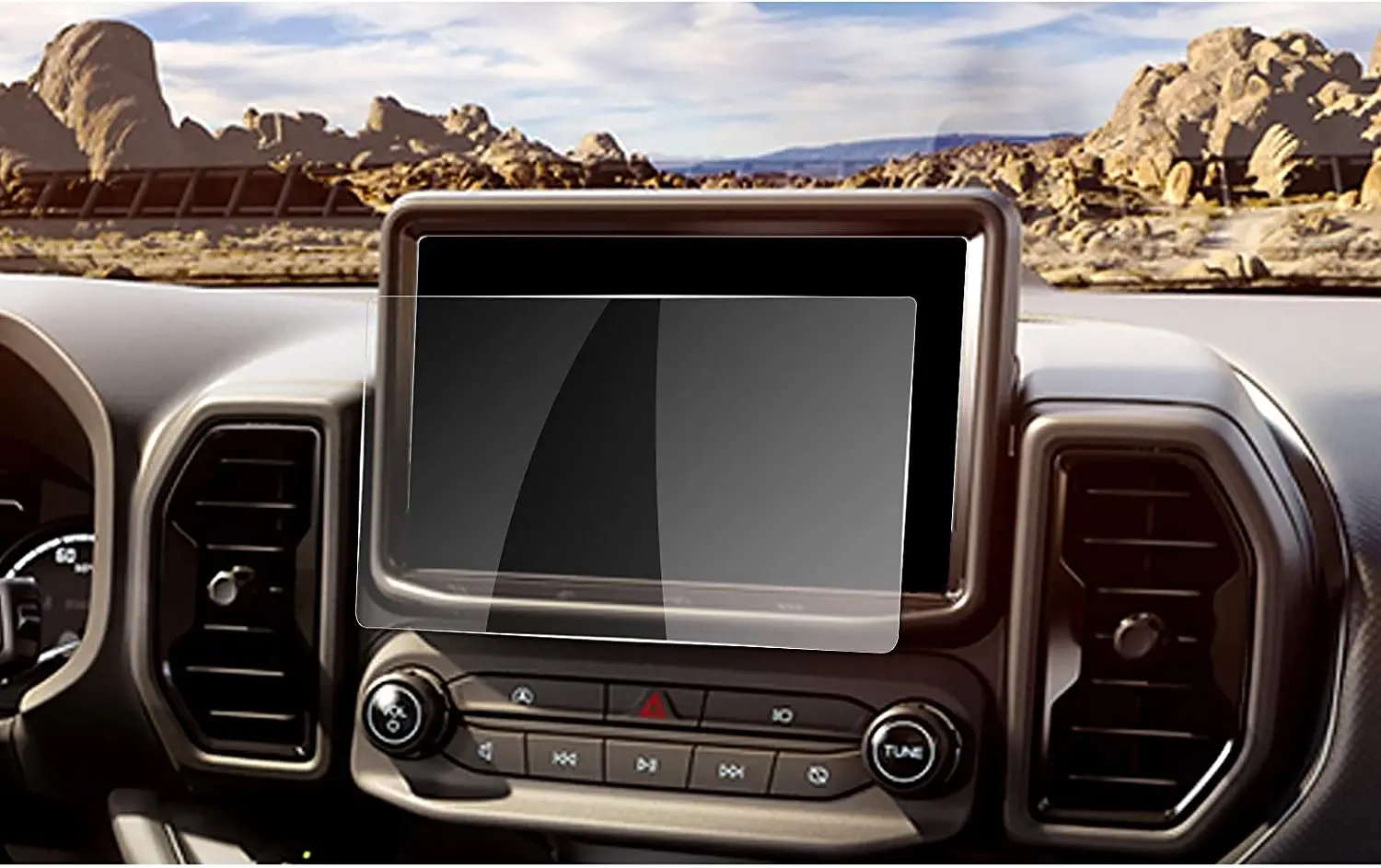 

For Ford Bronco Sport Base/Big Bend/Outer Banks/Badlands SYNC3 8inch Navigation Tempered Glass TouchScreen Protective film
