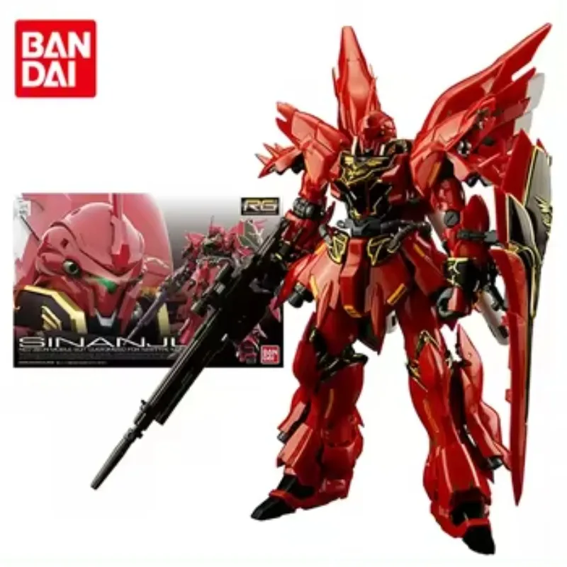 Bandai GUNDAM SINANJU MSN-06S RG 1/144 Sinanju аниме фигурка собранная модель костюм коллекция