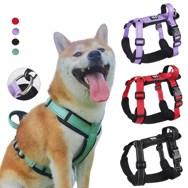 Lightweight Pet Harness with Handle Anti-Escape Dog Vest for Small Medium Dogs Puppy Chest Straps Chihuahua Pug Pet Supplies