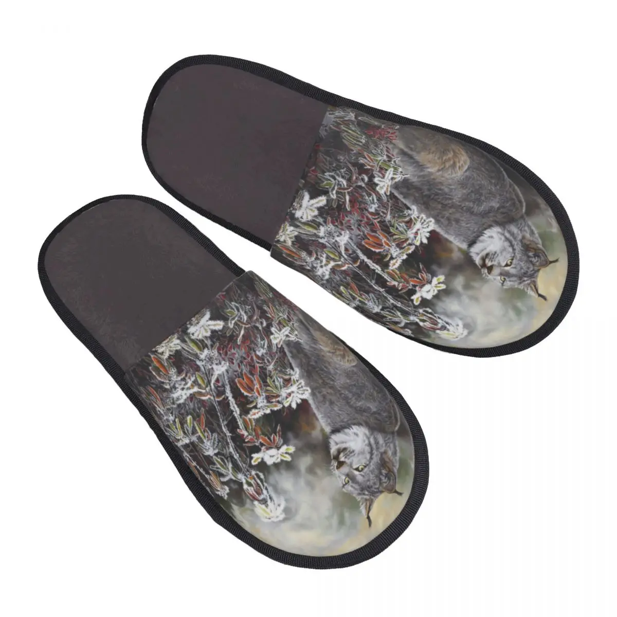 

Домашние канадские теплые тапочки Lynx, домашние плюшевые тапочки, домашние мягкие пушистые Тапочки