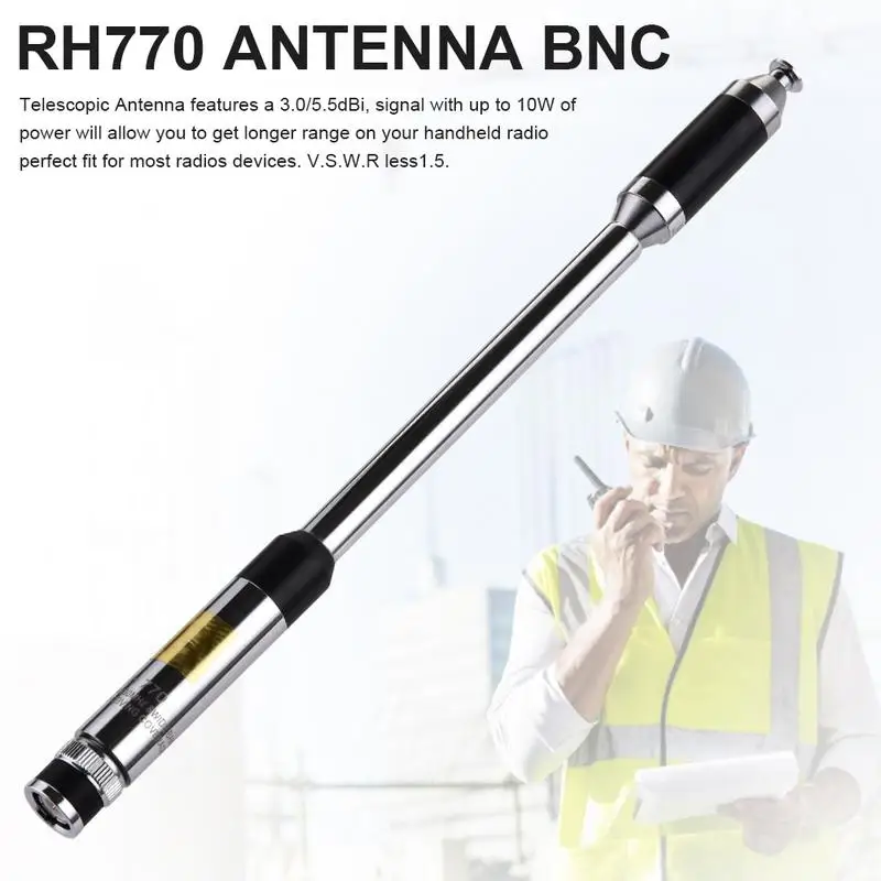 

Антенна для радиостанции RH770 BNC 144 МГц 430/3,0 дБи 20 Вт