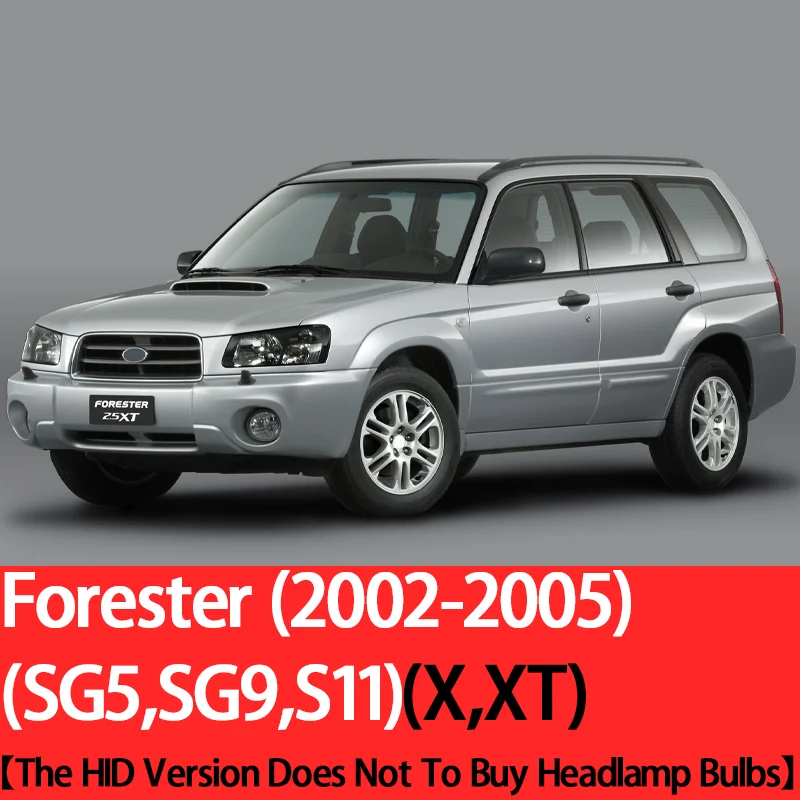 YnFom для Subaru Forester (SF,SG) 1997-2008, LED набор специальных ламп для передних фар ближнего света, дальнего света, противотуманных фар, автомобильные аксессуары