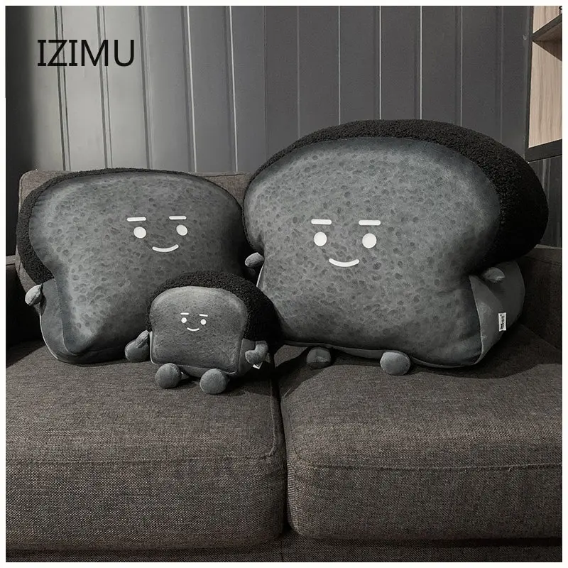 

Toast Pillow Chocolate Toast Cushion Internet Celebrity Coffee Shop Backrest Lounge Decorative Ornament Shop Rag Doll Cushions