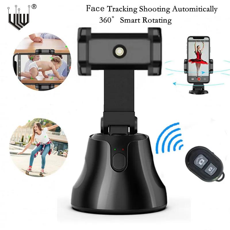 

2023 Smart Bluetooth Selfie Stick Phone Gimbal Stabilizer 360° Rotation Shot Tripod Auto Face Tracking Shooting Phone Holder