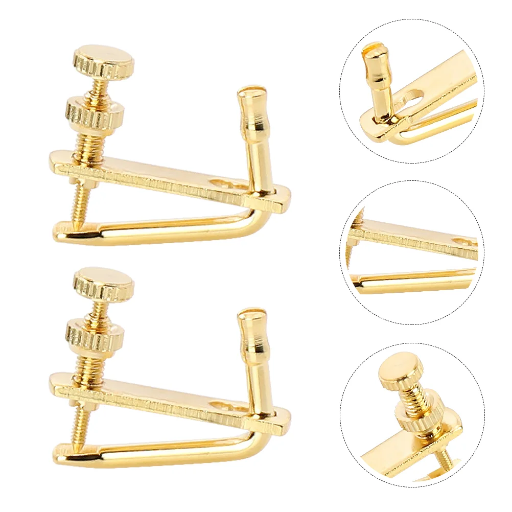 

Violin Tuner Fine Tuners Accessories String Parts Adjusters Tuning Pegs Tailpiece Guitar Practical Supplies Adjuster Metal