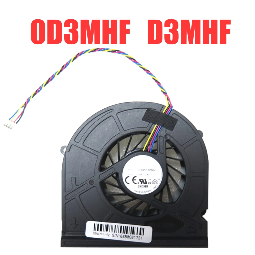 Вентилятор охлаждения для DELL Inspiron One 2020 0D3MHF D3MHF BUB0812DD-CJ62 DC12V 0.58A
