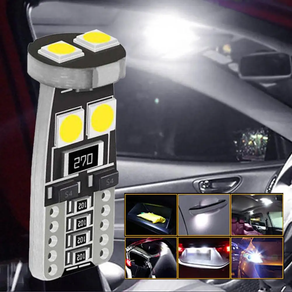 

1Pcs T10 W5W WY5W Super Bright LED Bulbs Canbus Car Reading Dome Lights Auto Wedge Tail Fog Lamp Bulbs Car Accessories