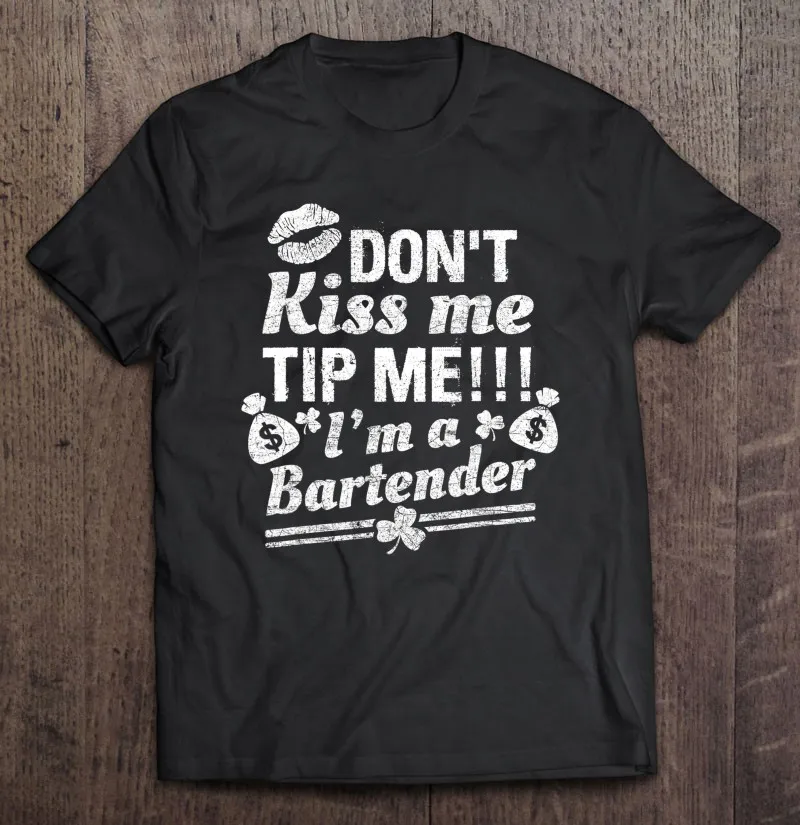 

Футболка на день Патрика с надписью «I'm A Bartender»