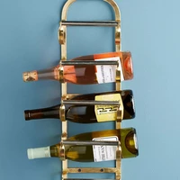 wine racks wooden metal wire red wine holder stacking wine bottle display rack for home living room decoration