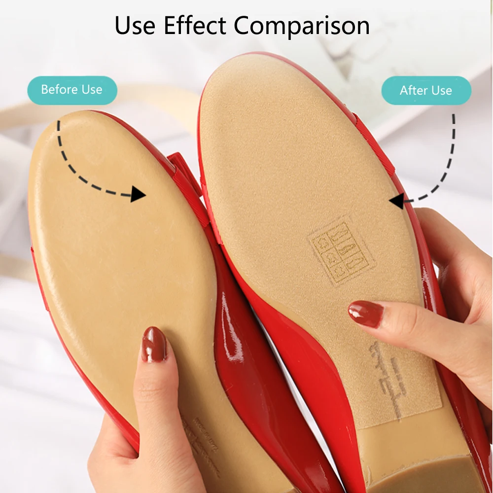 Sole Protector for High Heels Shoes Women Sandals Outsole Insoles Self-Adhesive Ground Grip Non-Slip Shoe Repair Sole Stickers
