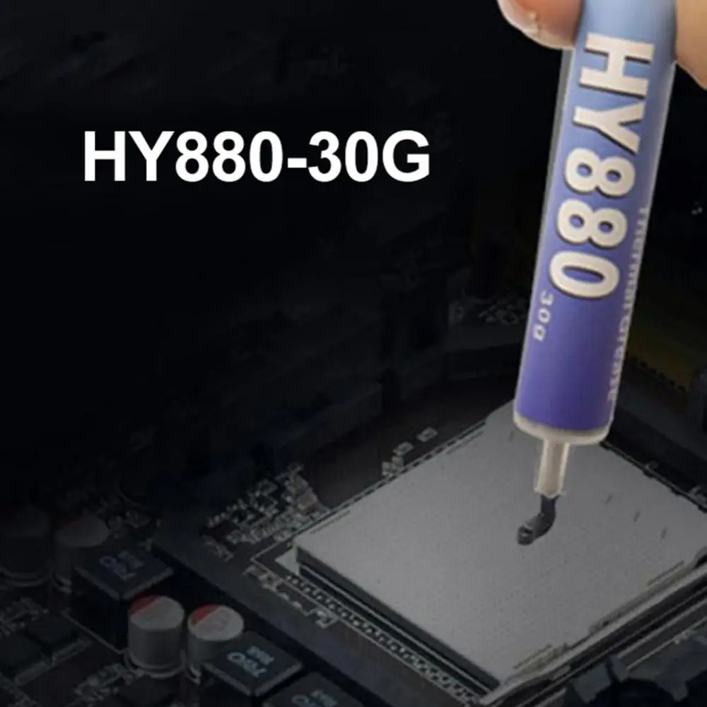 

Thermal Grease HY880-30G Paste Heat Dissipation Cooling Tube For Computer CPU Processor CPU Cooler Cooling Fan Thermal Grease