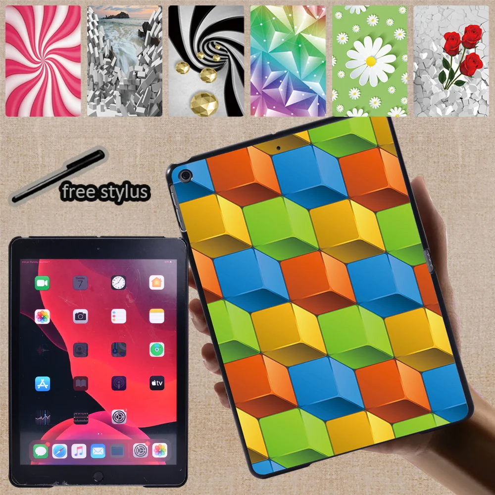 Чехол для планшета Apple IPad Air 1 2 3 4 5/ Ipad 4/iPad 5th/6th/7th/8th/9th/Mini 5/Pro 11 серии с 3D рисунком