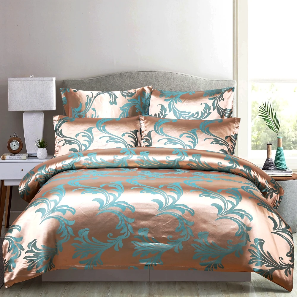 Bedding Set Luxury Jacquard Bedding Set Bed Sheet With Pillowcase Duvet Cover Bedspread OnThe Bed Nordic Bed Cover