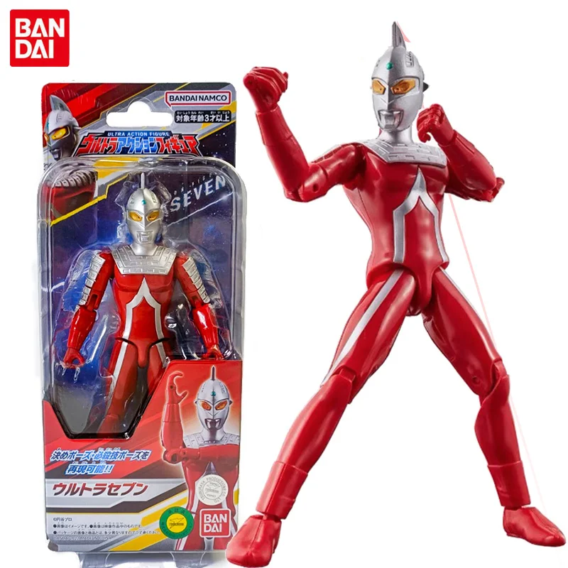 

Bandai Original Uaf Ultraman Ultraseven Anime Figure Pvc Action Model Toys Collectible Decorate For Boy Girls Kids Birthday Gift