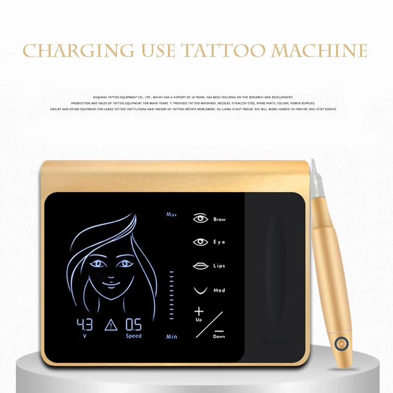 

Permanent Makeup tattoo pen Charging use touch screen eyebrow lip MTS Micropigmentation Device Liberty Digital Machine set