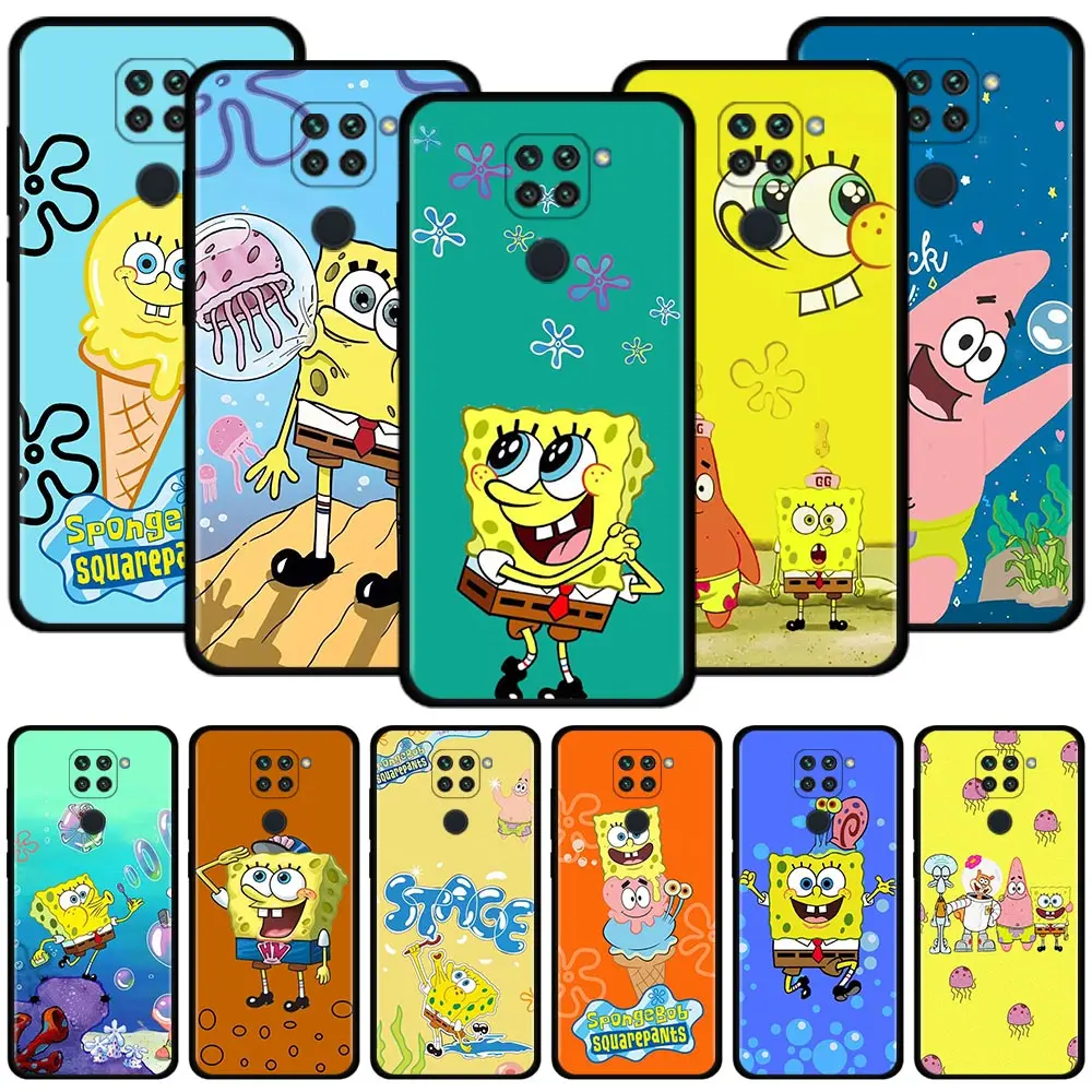 

Case For Xiaomi Redmi Note 11 10 8 Pro 9S 9T 8T 7 10 11T 11ProPlus for redmi K40 10 9A 9C 9 8 7A Coque Spongebob PatrickStar